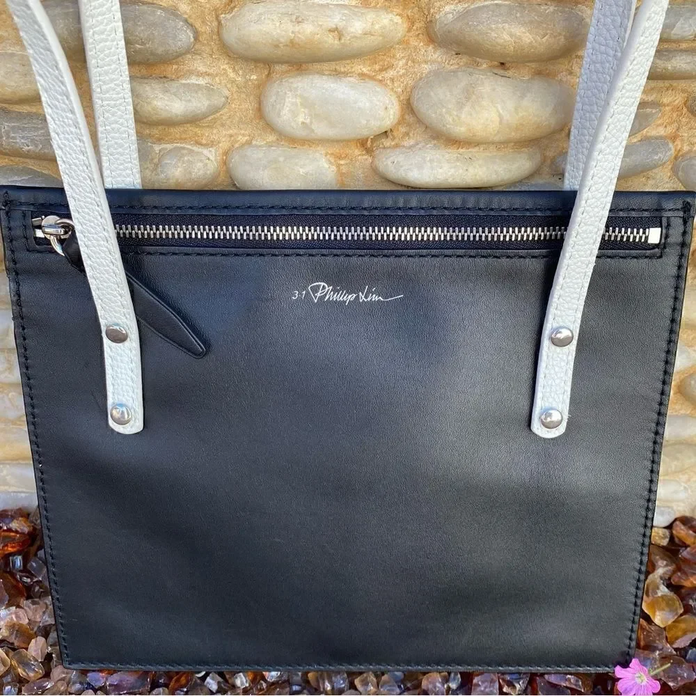 3.1 Phillip Lim Black Leather Shoulder Bag. EUC!